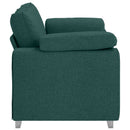 Tosæders sofa Mørkegrøn 160 cm Stof