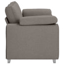 Tosæders sofa Gråbrun 160 cm Stof