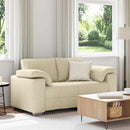 Tosæders sofa Creme 160 cm Stof