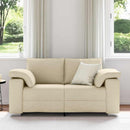 Tosæders sofa Creme 160 cm Stof