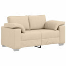 Tosæders sofa Creme 160 cm Stof