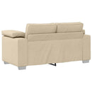 Tosæders sofa Creme 160 cm Stof