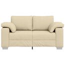 Tosæders sofa Creme 160 cm Stof