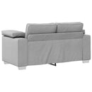 Tosæders sofa Skygrå 160 cm Stof