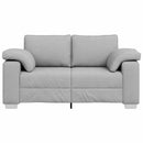 Tosæders sofa Skygrå 160 cm Stof