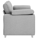 Tosæders sofa Skygrå 160 cm Stof