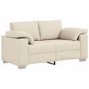 2-personers sofa Beige 160 cm Linned-blandet stof
