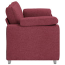 Tosæders sofa Vinrød 180 cm Stof