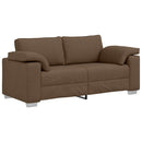 Tosæders sofa Brun 180 cm Stof
