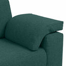 Tosæders sofa Mørkegrøn 180 cm Stof