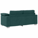 Tosæders sofa Mørkegrøn 180 cm Stof