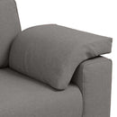 Tosæders sofa Gråbrun 180 cm Stof