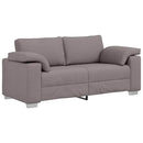 Tosæders sofa Gråbrun 180 cm Stof