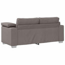 Tosæders sofa Gråbrun 180 cm Stof