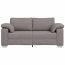 Tosæders sofa Gråbrun 180 cm Stof