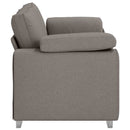 Tosæders sofa Gråbrun 180 cm Stof