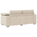2-personers sofa Beige 180 cm Linned-blandet stof