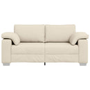 2-personers sofa Beige 180 cm Linned-blandet stof