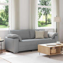 3-personers sofa Lysegrå 220 cm Stof