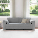 3-personers sofa Lysegrå 220 cm Stof