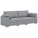 3-personers sofa Lysegrå 220 cm Stof