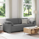 3-personers sofa Mørkegrå 220 cm Stof