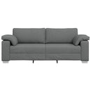 3-personers sofa Mørkegrå 220 cm Stof