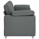 3-personers sofa Mørkegrå 220 cm Stof