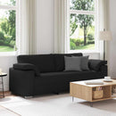3-personers sofa Sort 220 cm Stof