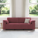 3-personers sofa Vinrød 220 cm Stof