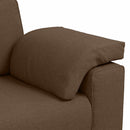 3-personers sofa Brun 220 cm Stof