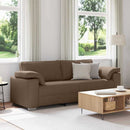 3-personers sofa Brun 220 cm Stof