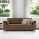 3-personers sofa Brun 220 cm Stof