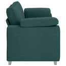 3-personers sofa Mørkegrøn 220 cm Stof