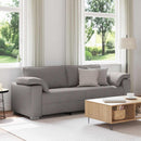 3-personers sofa Gråbrun 220 cm Stof