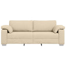 3-personers sofa Creme 220 cm Stof