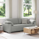 3-personers sofa Skygrå 220 cm Stof