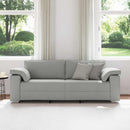 3-personers sofa Skygrå 220 cm Stof