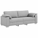 3-personers sofa Skygrå 220 cm Stof