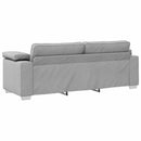 3-personers sofa Skygrå 220 cm Stof
