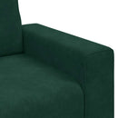 sofastol 100x77x82 cm fløjl lysegrøn