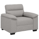 sofastol 100x81x84 cm stof skygrå