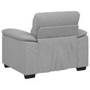 sofastol 100x81x84 cm stof skygrå