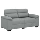 2-personers sofa 160x81x84 cm stof lysegrå