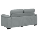 2-personers sofa 160x81x84 cm stof lysegrå