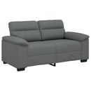 2-personers sofa 160x81x84 cm stof mørkegrå