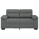 2-personers sofa 160x81x84 cm stof mørkegrå