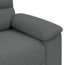 2-personers sofa 160x81x84 cm stof mørkegrå