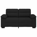2-personers sofa 160x81x84 cm stof sort
