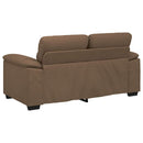2-personers sofa 160x81x84 cm stof brun